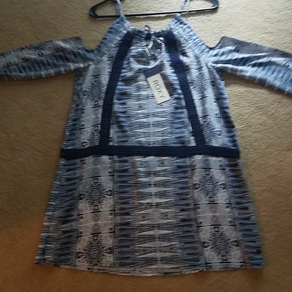 Womens Juniors Roxy Sundress Off Shoulder